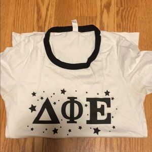 Delta Phi Epsilon Letters tee